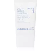 innisfree Daily UV Defense Mineral Sunscreen mineralni zaščitni fluid za obraz SPF 50 50 ml
