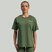 GymBeam Ženska široka majica Lunar Tee Cedar Green - STRIX