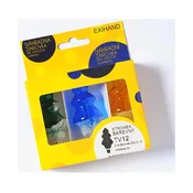 Komplet od 3 rezervnih sijalica TREE E10/20V/0,1A u boji