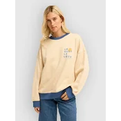 Billabong Le Love Surf Crew Sweater white cap