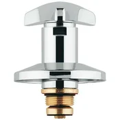 GROHE zgornji del ventila 3/4 z ročajem Trecorn, modra oznaka, krom