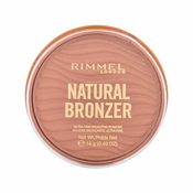 Rimmel Natural Bronzer Ultra-Fine Bronzing Powder dolgoobstojni bronzer 14 g Odtenek 001 sunlight