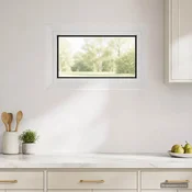 vidaXL Kletno okno RISOR 40 x 30 cm PVC in steklo