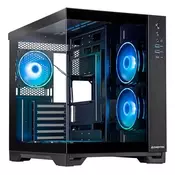 Chieftec Gaming kućište VISIO GM-30B-TG-OP, Mini Tower, Crno