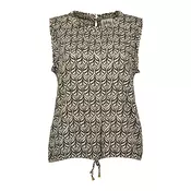BLUE SEVEN Bluza  pijesak / crna
