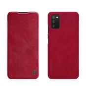 Nillkin Nillkin Qin usnjena torbica etui Samsung Galaxy A03s rdeča