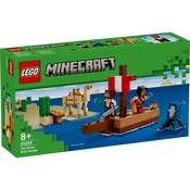 LEGO Minecraft 21259 Potovanje s piratsko ladjo