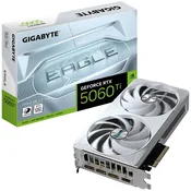 Grafična kartica nVidia RTX5060Ti GigaByte Eagle OC Ice Bela - 16GB GDDR7 (GV-N506TEAGLEOC ICE-16GD)