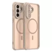 Hibridni ovitek HaloFrost II MagSafe za Samsung Galaxy A57 - gold