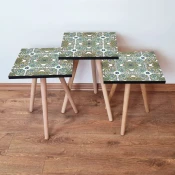 Hanah Home Set klub stocica 3Shp164, 3 komada, Crna