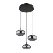 Globo 15744-3H - LED Lestenec na vrvici QUINTARA 3xLED/6W/230V