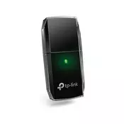 TP-Link Wi-Fi USB Adapter ARCHER T2U, 150Mbps/433Mbps(2.4GHz/5GHz), USB 2.0, AC600 Dual-Band