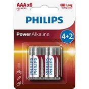 Philips baterije AAA, 4+2 komada