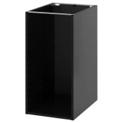 METOD Okvir podnog ormarica, Crnosiva, 40x60x80 cm