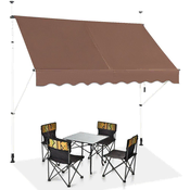 Northix Zložljiva tenda 200 cm, brez vrtanja, UV-odporna, nastavljiva