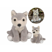 sarcia.eu Charlie Bears Volčja maskota iz serije Cuddle Cubs, majhen pliš, idealen za dojenčke, 13 centimetrov