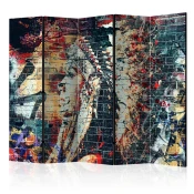 artgeist Paravan Urban Warrior I, 5-Delni, Dvostranski