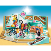 PLAYMOBIL Set za igranje City Life Prodavnica bicikala i skejtova