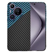 Trden TPU ovitek Techsuit Carbonite FiberShell za Huawei Pura 70 Pro - blue pulse