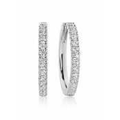 Uhani Sif Jakobs Jewellery srebrna barva
