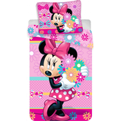 Jerry Fabrics posteljnina Minnie Bows and Flowers, Minnie Bows s cvetjem