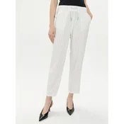 ONLY Hlače iz tkanine Caro Poptrash 15278710 Bela Comfort Fit