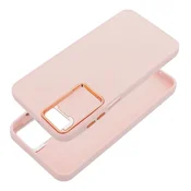 OEM Etui FRAME za SAMSUNG S25 FE v barvi pudrasto roza
