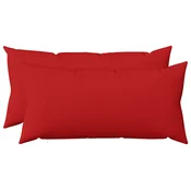 vidaXL Prevleka za blazino 2 kos HEERLEN Rdeča 40 x 80 cm Blago