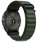 TECH-PROTECT NYLON PRO GARMIN FENIX 5X/5X PLUS/6X/6X PRO/7X/8 (51 MM) OLIVE GREEN