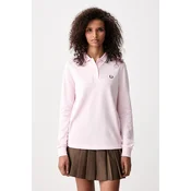 Fred Perry majica z dolgimi rokavi ženska bombažna