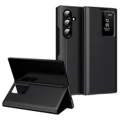 GS Ovitek denarnica Smart View za Samsung Galaxy Z Fold7, črn