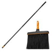 shumee Fiskars oneclick Head ozka krtača z dolgimi dlačicami 27 cm + ročaj 161 cm