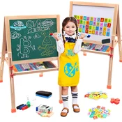 Lesena magnetna tabla za kredo z magneti 709 SY-A029, 45*90 cm