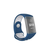 HAMA sportska narukvica za Fitbit Charge 3/4, Air Watch Band, plava/siva