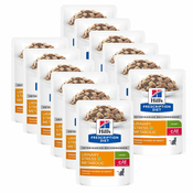 Hills Prescription Diet Feline c/d Urinary Stress + Metabolic Chicken 12x85 g