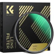 K&F CONCEPT 72MM XC15 Nano-X B270 CPL Filter, HD, Waterproof, Anti Scratch, Green Coated