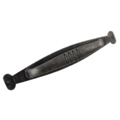 Ročaj s ploščo Samos D 96 mm, Š 153,5 mm, ZN/jeklo, barva kovine, bruniran