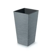Prosperplast Saksija Furu square h265, Siva