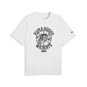 PUMA TEAM ROAR Basketball Training Tee Men, Sport, White/Black, XXL