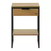 Stranska mizica v hrastovem dekorju 30x40 cm Cesura – Unique Furniture