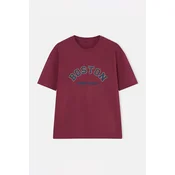 Trendyol Muška majica Tmnss21Ts1217, Bordo