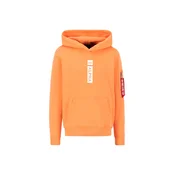 ALPHA INDUSTRIES Majica oranžna/bela