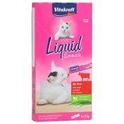 Vitakraft Cat Liquid-Snack govedina & inulin - 6 x 15 g