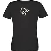 Norrona /29 cotton viking ženska majica, caviar black (L)