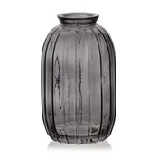Mondex vaza steklo Serenite Serenite 7x12 siva 1pc, (5000300894)
