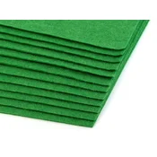 Tkanina dekorativni filc / filc 20x30 cm - (F26) zelena praproti (12 kosov)
