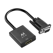 EWENT Ewent Ew9866 Vga v HDMI adapter z zvokom 20 cm črn, (21405719)