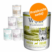 Wolf of Wilderness Adult mešano pakiranje 6 x 800 g / 400 g - Varčno pakiranje: 24 x 400 g
