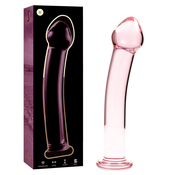 Ibiza Nebula Model 11 Dildo Borosilicate Glass 16x3cm Pink