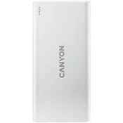 Canyon PB-106 micro USB/USB-C powerbank, 10000 mAh, bel (CNE-CPB1006W)